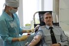В Кирове полицейские стали донорами крови