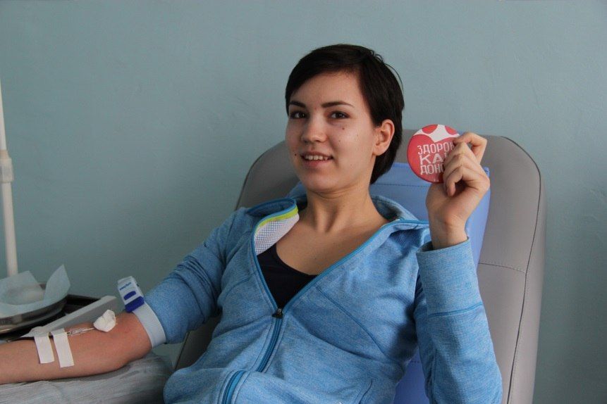 В День здоровья в Уфе прошла донорская акция